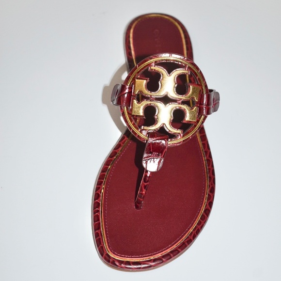 TORY BURCH METAL MILLER CROCO EMBOSS - Picture 7 of 7
